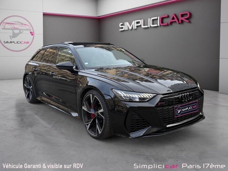 Audi rs6  4.0 tfsi v8 32v mild hybrid tiptronic8 600 cv occasion paris 17ème (75)(porte maillot) simplicicar simplicibike...