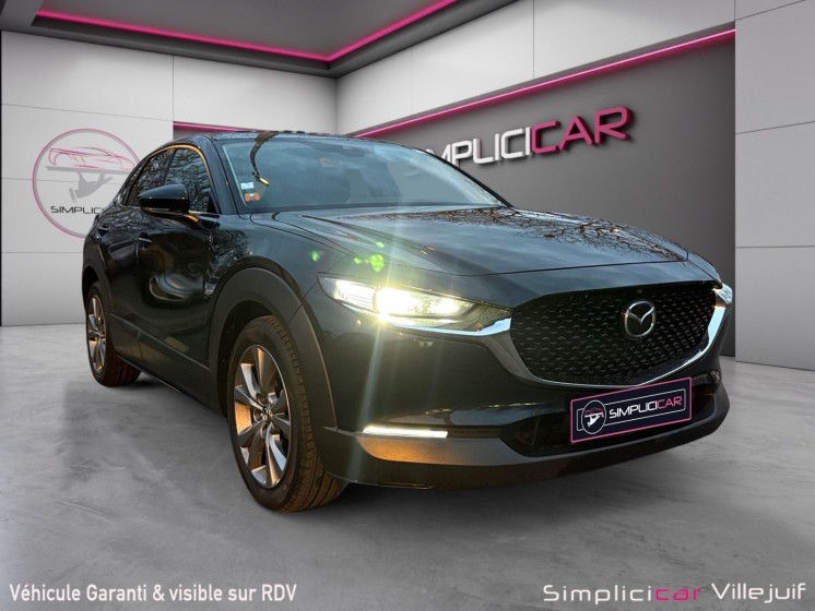 Mazda cx-30 2.0l e-skyactiv x m hybrid 186 ch 4x2 bva6, exclusive, toit ouvrant, pack bose, apple carplay, garantie 12 mois....