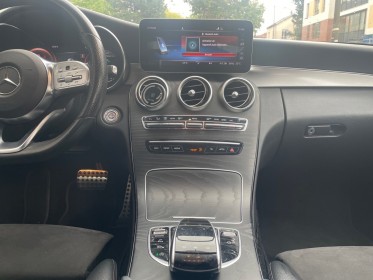 Mercedes classe c 180 d 9g-tronic amg line, toit ouvrant caméra de recul, garantie 12 mois occasion simplicicar villejuif ...