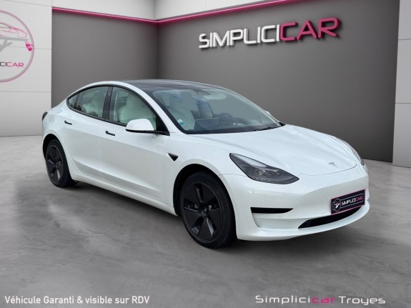 Tesla model 3 autonomie standard plus rwd sièges volant électrique a mémoire garantie 12 mois occasion barberey...