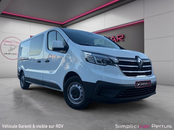 Renault trafic cabine approfondie l2h1 3000 kg blue dci 150 edc grand confort tva récupérable cabine approfondie...