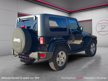 Jeep wrangler 2.8 crd 177 fap sahara a / courroie / vidange de boite a jour occasion simplicicar toulon ouest simplicicar...