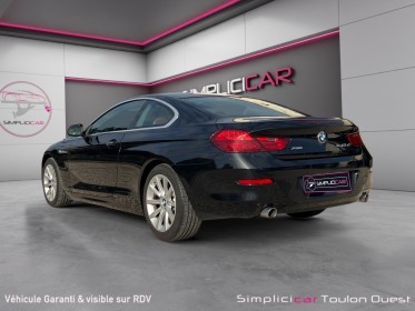 Bmw serie 6 coupe f13 640d xdrive 313ch exclusive individual entretien complet garantie 12 mois occasion simplicicar toulon...