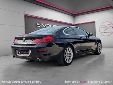 Bmw serie 6 coupe f13 640d xdrive 313ch exclusive individual entretien complet garantie 12 mois occasion simplicicar toulon...