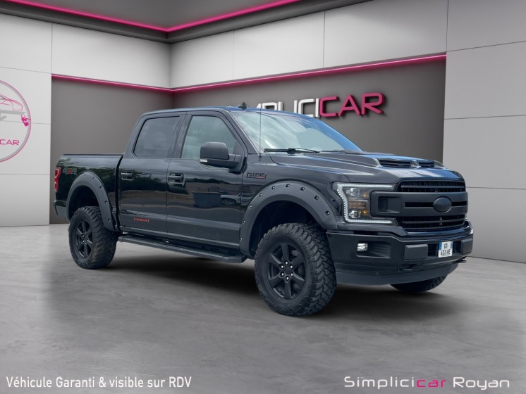 Ford f150 lariat 3.5 v6 ecoboost 375 ch supercrew black edition / origine usa / entretien à jour / garantie 12 mois occasion...