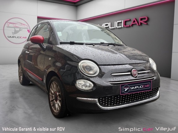 Fiat 500 serie 4 vpc 1.2 69 ch rosso amore edizione kit novetud, toit ouvrant, garantie 12mois occasion simplicicar villejuif...