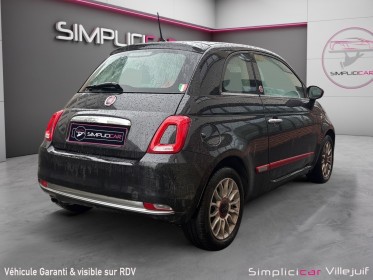 Fiat 500 serie 4 vpc 1.2 69 ch rosso amore edizione kit novetud, toit ouvrant, garantie 12mois occasion simplicicar villejuif...