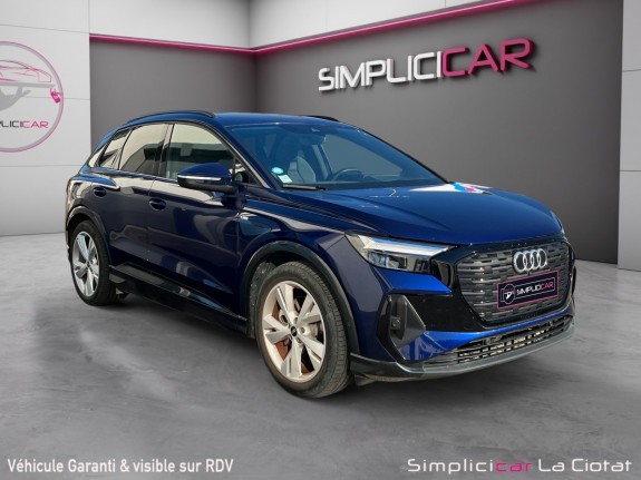 Audi q4 e-tron sportback 40 204 ch 82 kwh s line garantie 12 mois occasion simplicicar la ciotat simplicicar simplicibike...