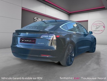 Tesla model 3 performance long range dual motor awd toit panoramique garantie constructeur 2028 occasion simplicicar toulouse...