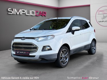 Ford ecosport 1.5 tdci 95 trend - garantie 12 mois occasion simplicicar brest simplicicar simplicibike france