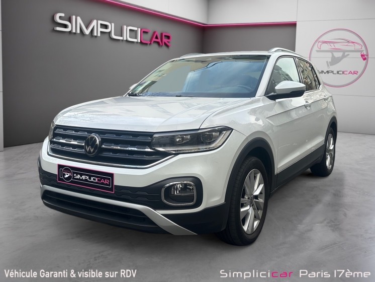 Volkswagen t-cross 1.0 tsi 110 start/stop dsg7 carat occasion paris 17ème (75)(porte maillot) simplicicar simplicibike france
