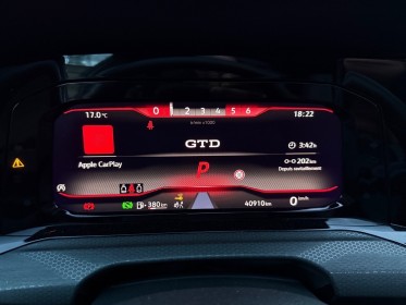 Volkswagen golf 2.0 tdi scr 200 dsg7 gtd - garantie 12mois - carplay - toit ouvrant - siÈges Électriques mÉmoires -......