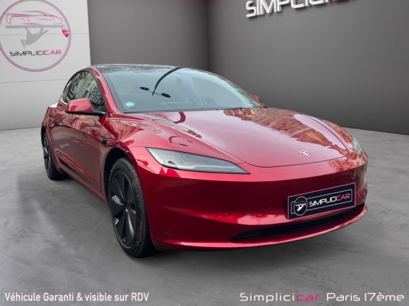 Tesla model 3 autonomie standard plus rwd/garantie constructeur/eap/siÈges chauffantventilÉs occasion paris 17ème...