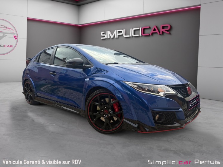 Honda civic type r 2.0 i-vtec type r gt- gps - caméra de recul - radars av/arr - entretiens ok - ligne inox srs origine......