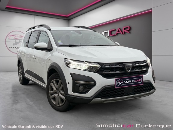 Dacia jogger eco-g 100 7 places confort bluetooth régulateur de vitesse garantie 12 mois occasion simplicicar dunkerque...