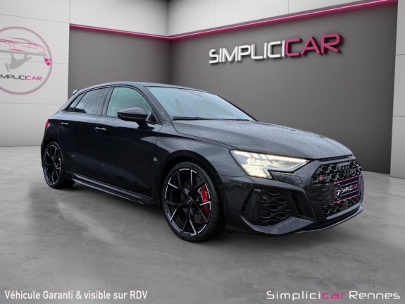 Audi rs3 sportback 2.5 tfsi 400 s tronic 7 quattro, pas de malus à rajouter occasion simplicicar rennes simplicicar...