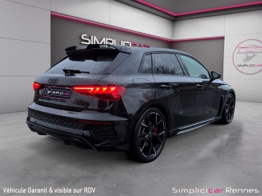 Audi rs3 sportback 2.5 tfsi 400 s tronic 7 quattro, pas de malus à rajouter occasion simplicicar rennes simplicicar...
