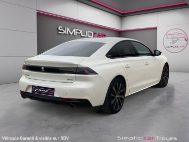 Peugeot 508 180 eat8 gt line caméra de recul carplay angles morts garantie 12 mois occasion barberey simplicicar...