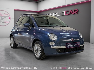 Fiat 500 1.2 69ch lounge toit ouvrant garantie 12 mois occasion simplicicar bretigny-sur-orge simplicicar simplicibike france