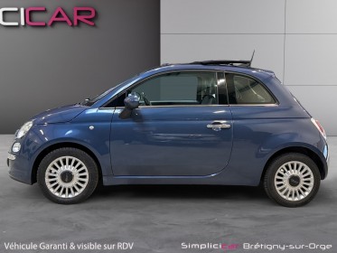 Fiat 500 1.2 69ch lounge toit ouvrant garantie 12 mois occasion simplicicar bretigny-sur-orge simplicicar simplicibike france