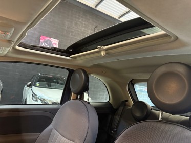 Fiat 500 1.2 69ch lounge toit ouvrant garantie 12 mois occasion simplicicar bretigny-sur-orge simplicicar simplicibike france