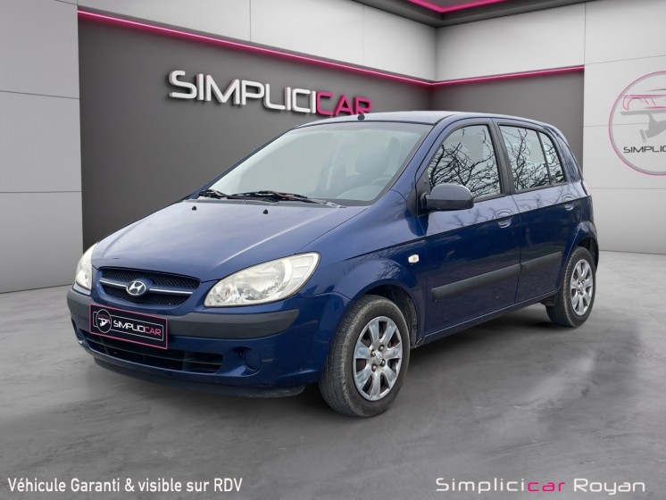 Hyundai getz 5 portes 1.5 crdi 88 ch pack clim / entretien à jour / ct ok / garantie 6 mois occasion simplicicar royan...