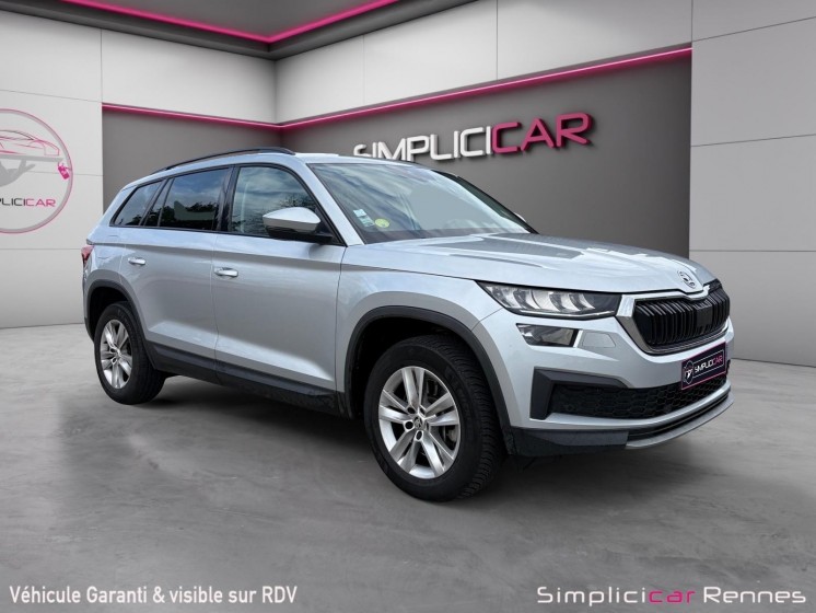 Skoda kodiaq prix ht 2.0 tdi 150ch dsg7 scr 7 places occasion simplicicar rennes simplicicar simplicibike france