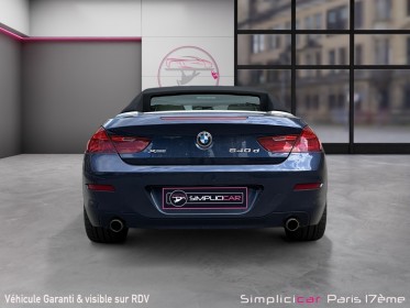 Bmw serie 6 cab f12 640d 313ch xdrive 158g excellis a/entretien complet bmw/bang olufsen/siege chauffant/garantie 12 mois...