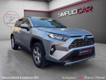 Toyota rav4 hybride 218 ch 2wd lounge/entretien a jour / garantie 12 mois occasion paris 17ème (75)(porte maillot)...