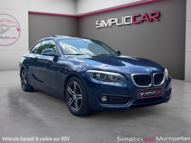 Bmw serie 2 coupe f22 lci 218d 150 ch finition sport garantie 12 mois toit ouvrant sièges et volant chauffants keyless...
