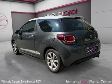 Ds ds 3 puretech 110 ss eat6 so chic occasion paris 17ème (75)(porte maillot) simplicicar simplicibike france