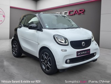 Smart fortwo coupe 82 ch electrique ba1 prime occasion paris 17ème (75)(porte maillot) simplicicar simplicibike france