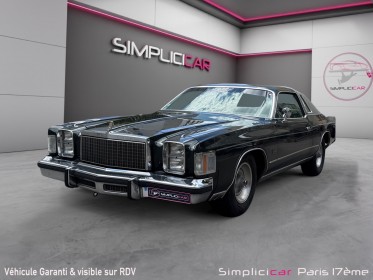 Chrystler cordoba occasion paris 17ème (75)(porte maillot) simplicicar simplicibike france