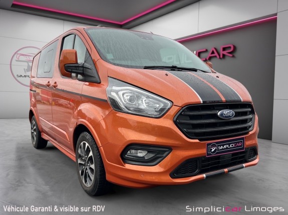 Ford transit custom cabine approfondie 320 l1h1 2.0 ecoblue 170 sport garantie 12 mois occasion simplicicar limoges ...