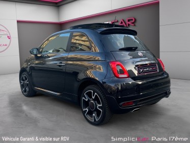 Fiat 500 my17 1.2 69 ch finition s garantie 12 mois occasion paris 17ème (75)(porte maillot) simplicicar simplicibike france