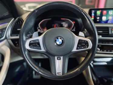 Bmw x4 g02 xdrive20d 190 ch bva8 m sport - toit ouvrant, hk, cam 360, commande gestuelle, full option - garantie 12 mois...