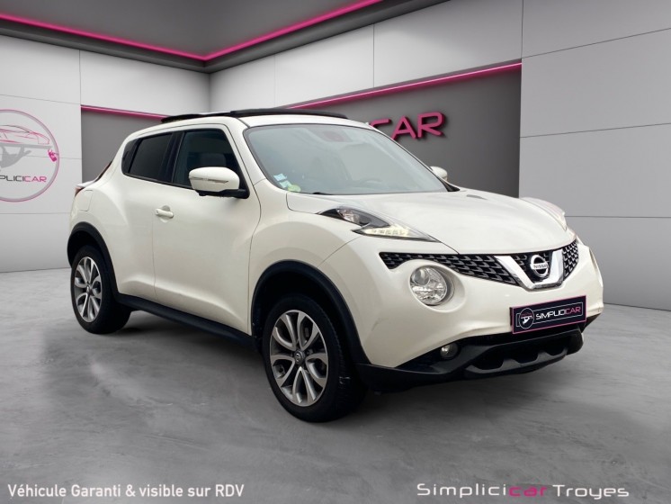 Nissan juke 1.5 dci 110 tekna toit ouvrant sièges chauffants caméra 360 garantie 12 mois occasion barberey simplicicar...