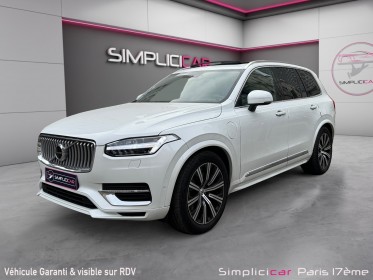 Volvo xc90 recharge t8 awd 30387 ch geartronic 8 7pl inscription attelage entretien volvo occasion paris 17ème (75)(porte...