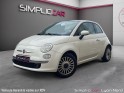 Fiat 500 1.2 8v 69 ch lounge distrib ok et garantie-pneus/batterie neufs-bluetooth-toit pano occasion simplicicar lyon nord...