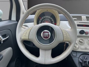 Fiat 500 1.2 8v 69 ch lounge distrib ok et garantie-pneus/batterie neufs-bluetooth-toit pano occasion simplicicar lyon nord...