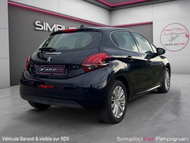 Peugeot 208 1.6 bluehdi 100ch bvm5 allure radar de recul régulateur garantie 12 mois occasion simplicicar perpignan ...