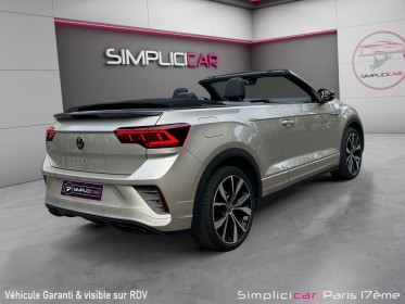 Volkswagen t-roc cabriolet 1.5 tsi evo 150 start/stop dsg7 r-line occasion paris 17ème (75)(porte maillot) simplicicar...