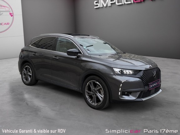 Ds ds7 crossback hybride 300 e-tense eat8 4x4 grand chic / toit ouvrant panoramique / camera de recul / entretient ds...