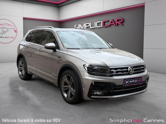 Volkswagen tiguan 2.0 tdi 150 dsg7 4motion r-line occasion cannes (06) simplicicar simplicibike france