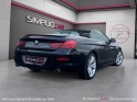 Bmw serie 6 cab f12 640d 313ch xdrive exclusive a cabriolet caméra 360 cuir blanc occasion simplicicar labarthe simplicicar...