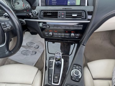 Bmw serie 6 cab f12 640d 313ch xdrive exclusive a cabriolet caméra 360 cuir blanc occasion simplicicar labarthe simplicicar...