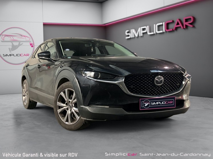 Mazda cx-30 2021 .0l e-skyactiv g m hybrid 122 ch 4x2 bva6 style carplay affichage tête haute et barre de toit garantie...