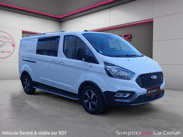 Ford transit custom kombi 320 l2h1 2.0 ecoblue 170 bva trend business - garantie 12 mois occasion simplicicar la ciotat...