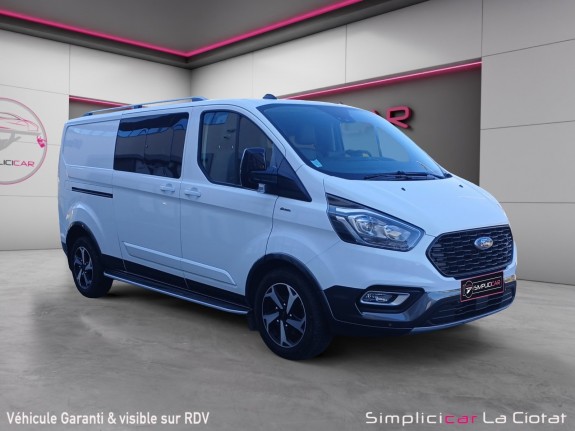 Ford transit custom kombi 320 l2h1 2.0 ecoblue 170 bva trend business - garantie 12 mois occasion simplicicar la ciotat...