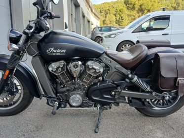 Indian scout scout 1133 black smock - garantie 12 mois occasion simplici bike la ciotat simplicicar simplicibike france